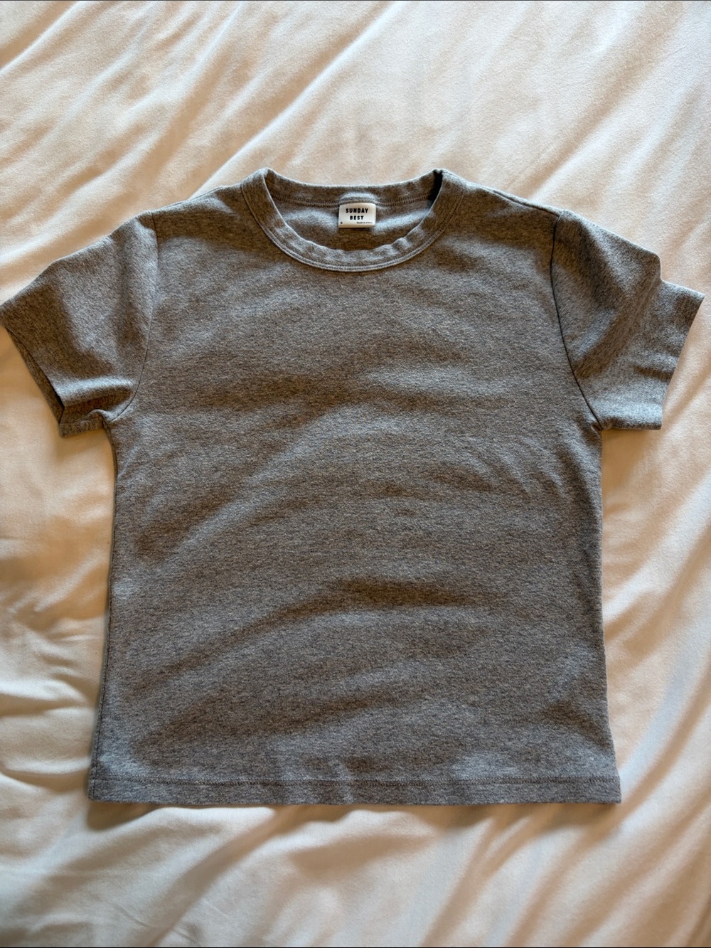 Sunday Best Gray Short Sleeve Ter